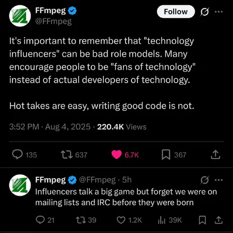 Technology Influencers Versus Developers