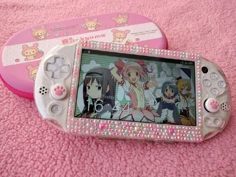 Милый кастомный PSP с аниме