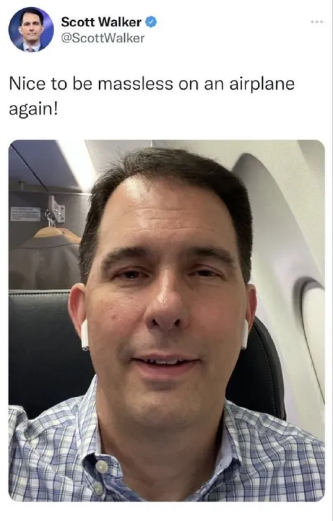 Massless on an Airplane Again