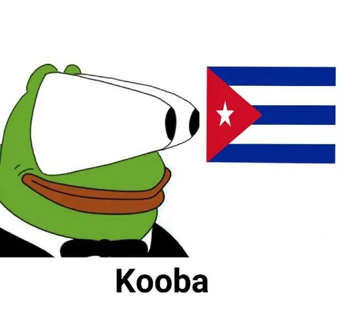 Kooba Pepe staring at Cuba
