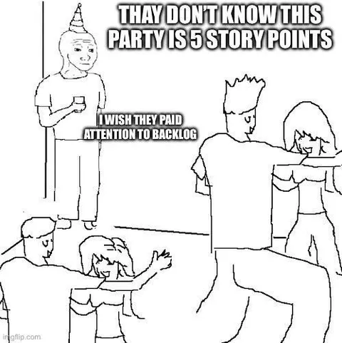 Party Is Five Story Points