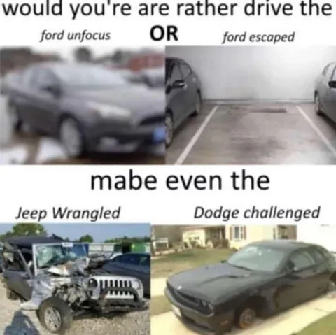 Would You Rather Drive These Cars