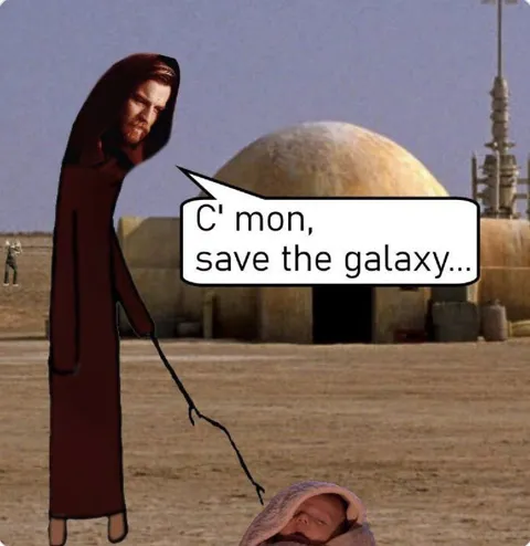 C’mon, save the galaxy
