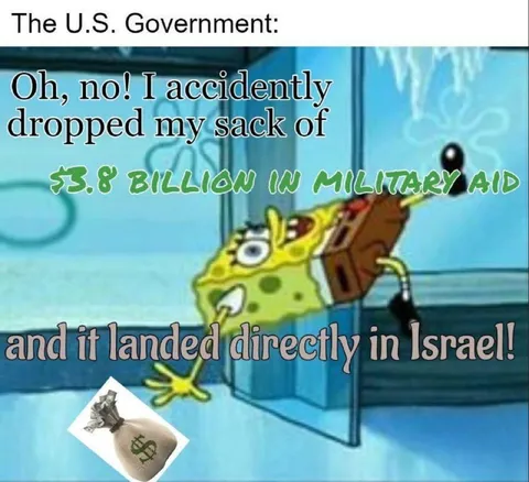 Sack of Military Aid Lands in Israel