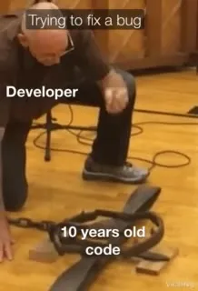 Developer Fixes Ten-Year-Old Code