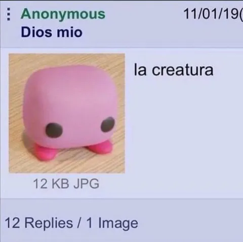 Dios mío, la criatura