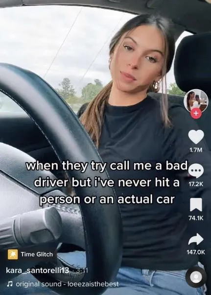 Never Hit a Person or Car