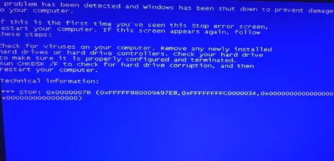 Windows Blue Screen of Death