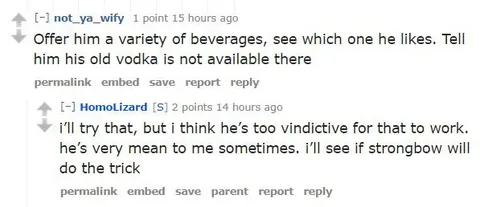 Old Vodka Is Not Available
