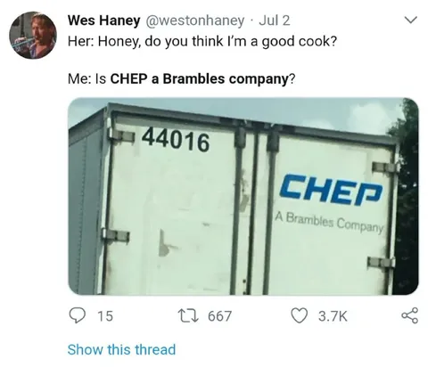 Is CHEP a Brambles Company?