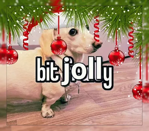 Bit Jolly Christmas Puppy
