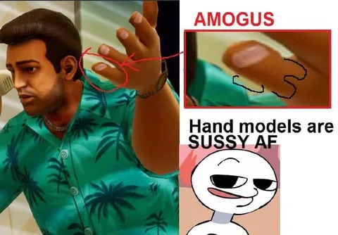 Hand Models Are Sussy AF