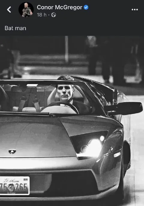 Conor McGregor Bat man