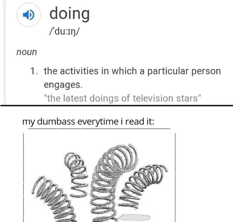 Doing Means Springs