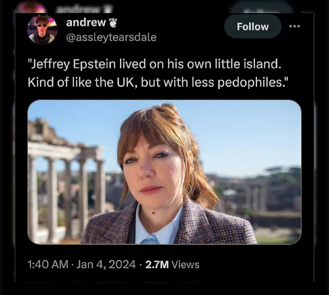 UK Island Pedophile Joke