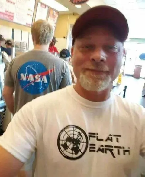 NASA Shirt Meets Flat Earth