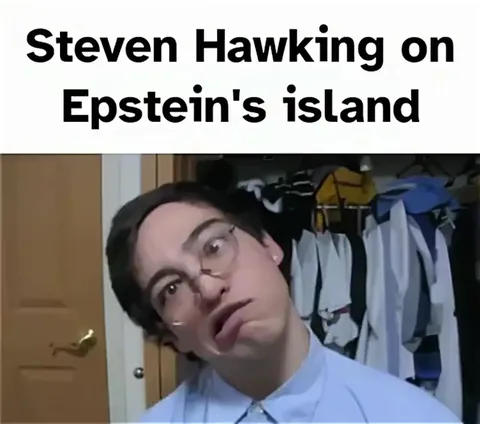 Stephen Hawking on Epstein's Island