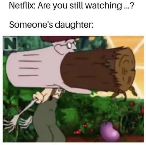 Someone's Daughter Carries a Log