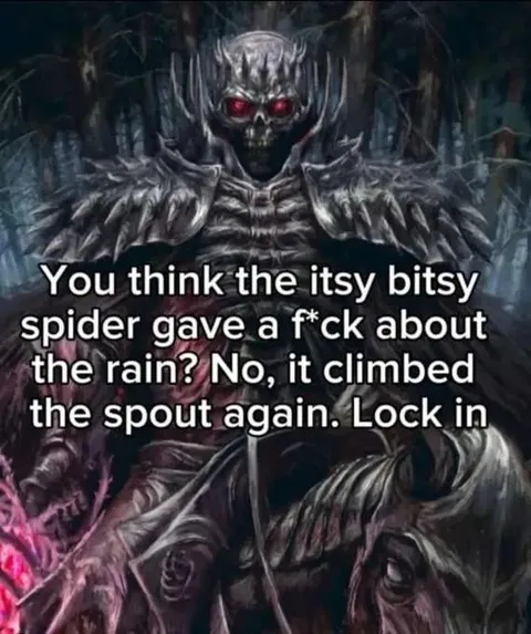 Itsy Bitsy Spider Lock In