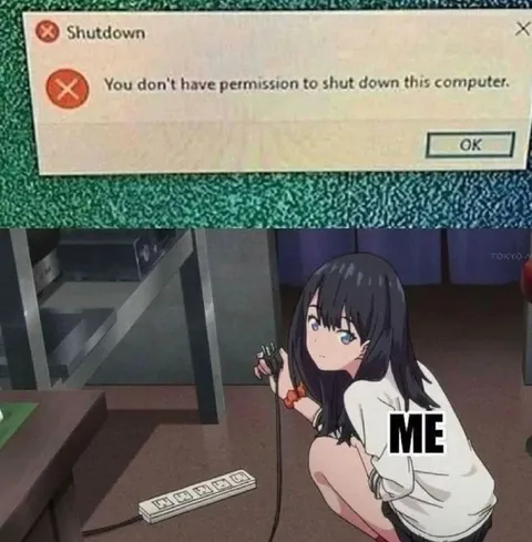 No Permission to Shut Down