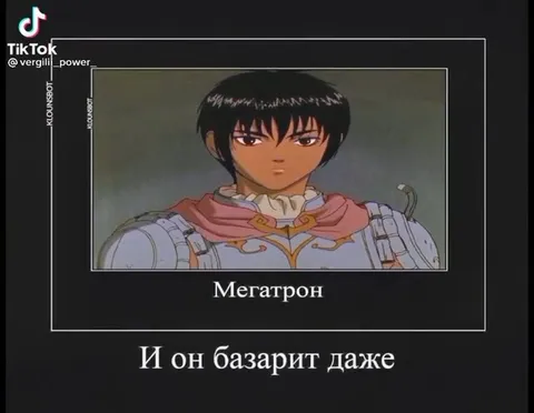 У меня есть Мегатрон