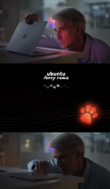 Ubuntu Furry Remix Laptop Reaction