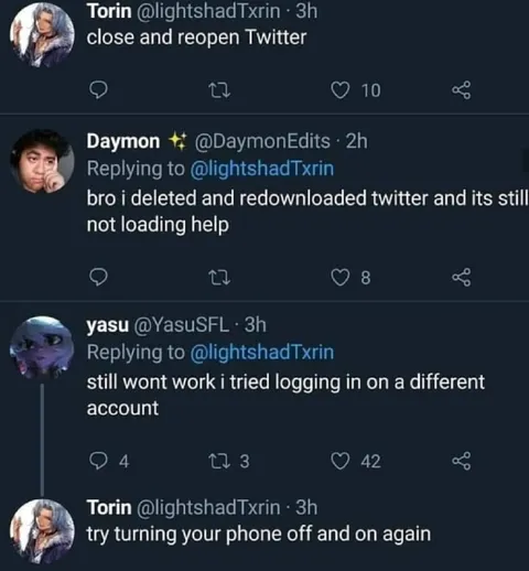 Close and Reopen Twitter