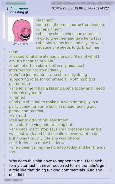 Cheating Girlfriend Commercial Role