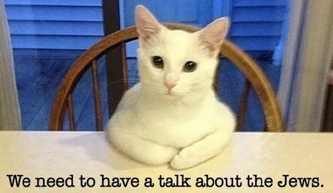 Cat Wants to Talk About Jews