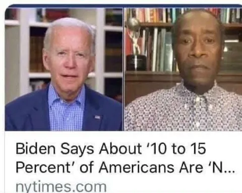 Biden Says 10 to 15 Percent