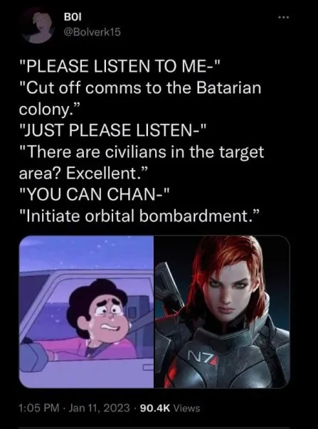 Please Listen to Me Orbital Bombardment