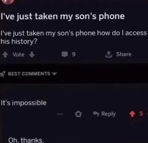 Impossible Phone History Access