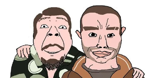 Двое довольных мужиков