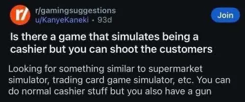 Cashier With a Gun Simulator