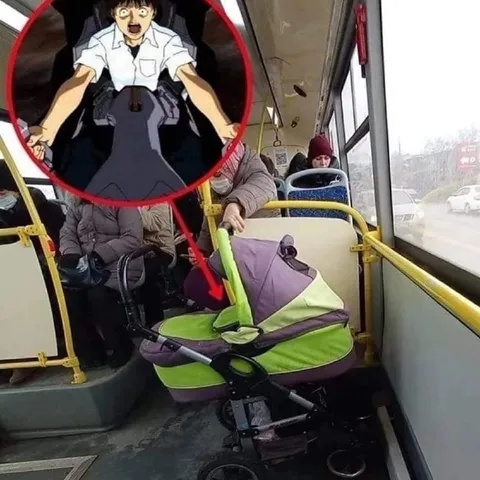 Коляска в автобусе вместо пассажира