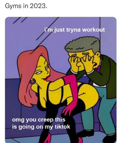 Creepy Gym TikTok Moment