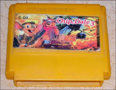 Bootleg Chip and Dale Cartridge