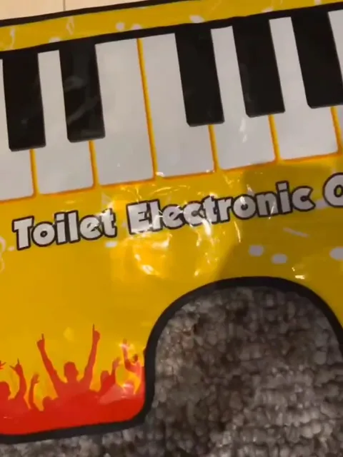 Playing a Toilet Organ With Feet