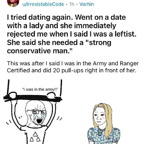 Strong Conservative Man Rejects Leftist