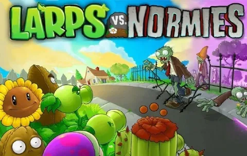 LARPs vs Normies Plants vs Zombies