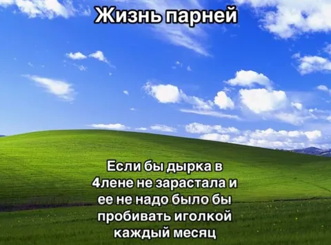 Жизнь парней и дырка