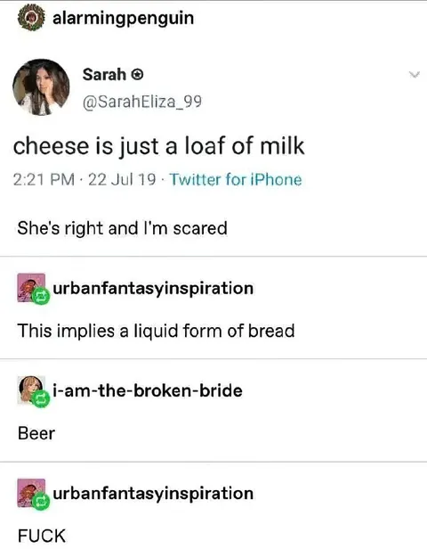 Cheese Is Just Milk