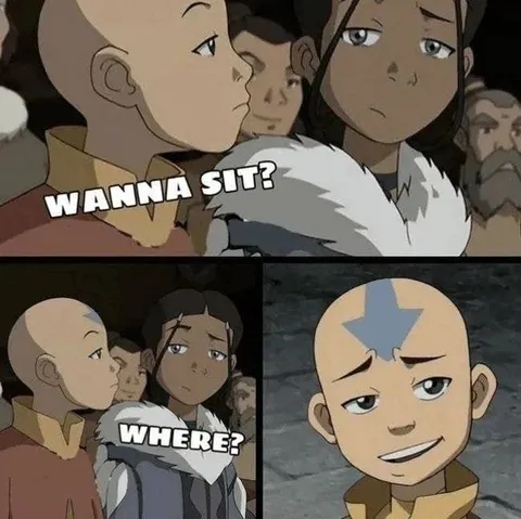 Aang Asks Where to Sit