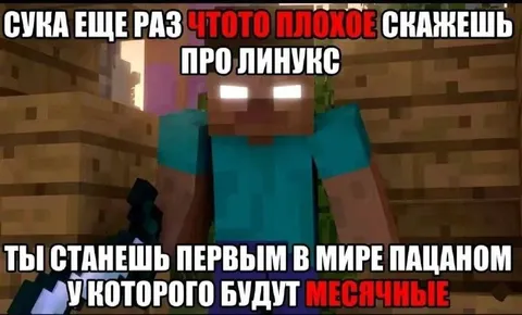 Месячные за плохое про Линукс