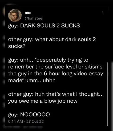 Dark Souls 2 Video Essay Defense