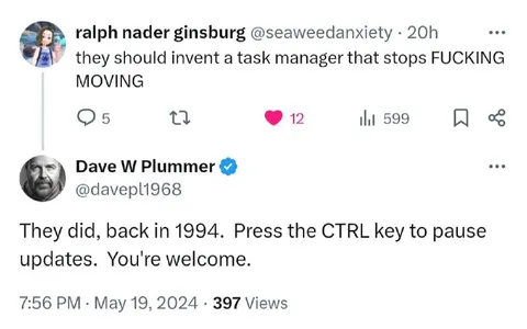Task Manager That Stops Moving