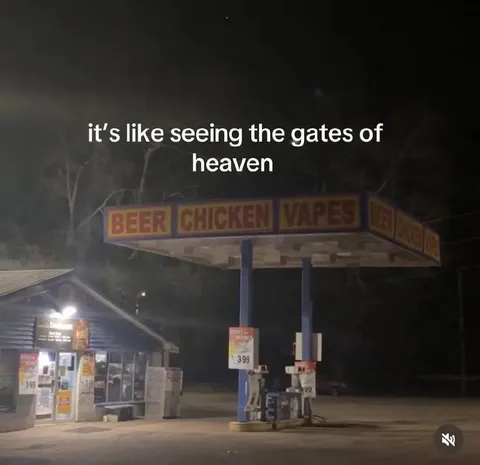 Gates of Heaven at the Gas Station