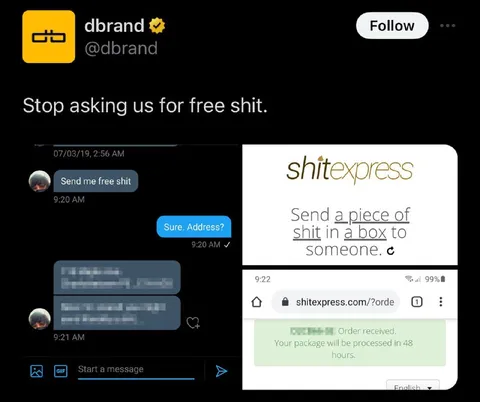 Stop Asking for Free Shit
