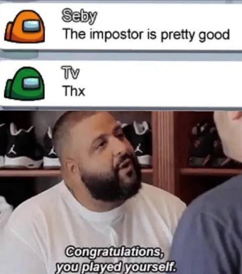 Among Us Impostor Played Himself