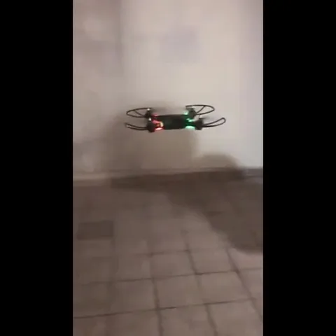 Дрон жарит на гриле